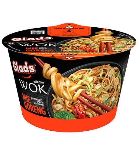 Glads WOK-Nudeln mit Sauce mit «Mie&nbsp;Goreng» Geschmack