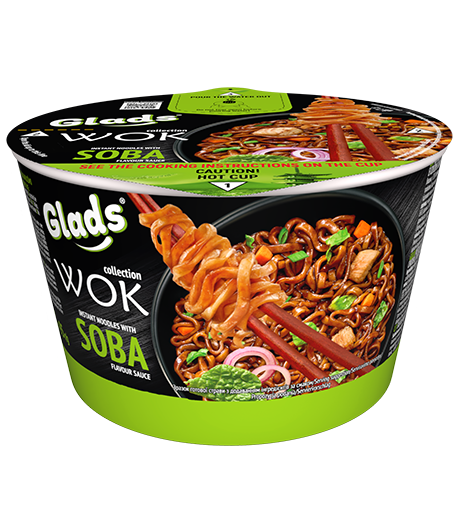 Glads WOK-Nudeln mit «Soba» Sauce